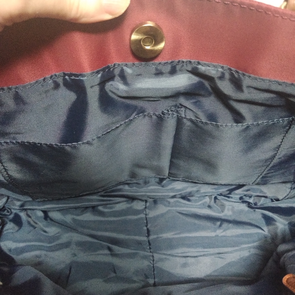 Tommy Hilfiger Maroon Shopper Tote Bag - Picture 5 of 7